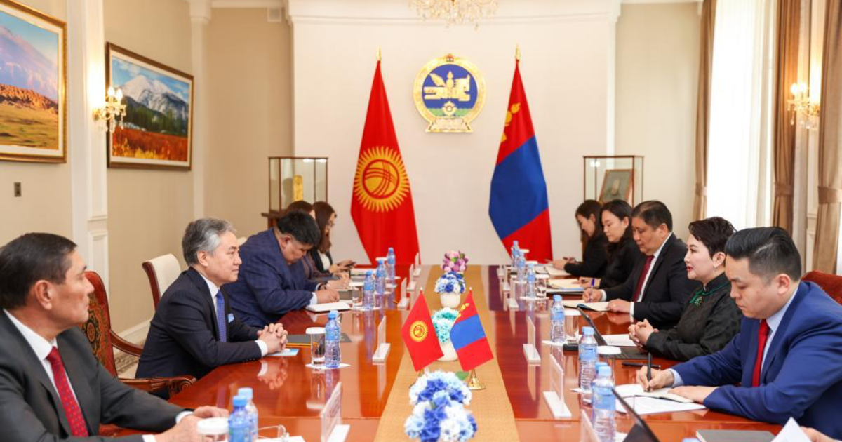Кыргызстан и Монголия обсудили сельское хозяйство, промышленность и текстильную отрасль изображение публикации
