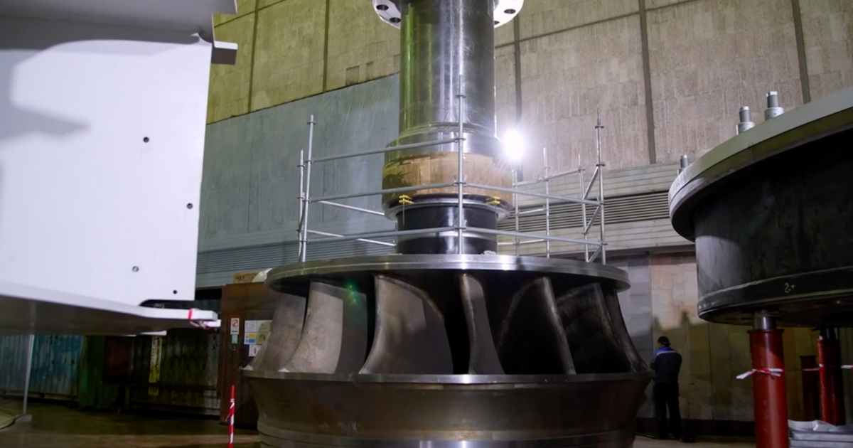 На Токтогульской ГЭС продолжают капитальный ремонт второго гидроагрегата изображение публикации