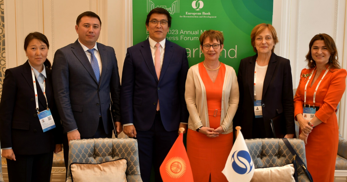«Кыргызстан больше не является бедным родственником» — Эдиль Байсалов президенту ЕБРР изображение публикации