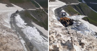 Перевал Сары-Кыр частично расчищен — дан проезд в одну полосу изображение публикации