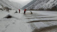 Пурга, снегопад — Минтранс проинформировал о состоянии дорог на перевалах изображение публикации