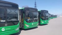 В Бишкек в течение месяца прибудут оставшиеся 500 автобусов изображение публикации
