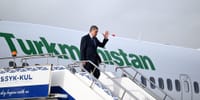 Гурбангулы Бердымухамедов прибыл в КР с рабочим визитом — на Иссык-Куле его встретил Жапаров изображение публикации