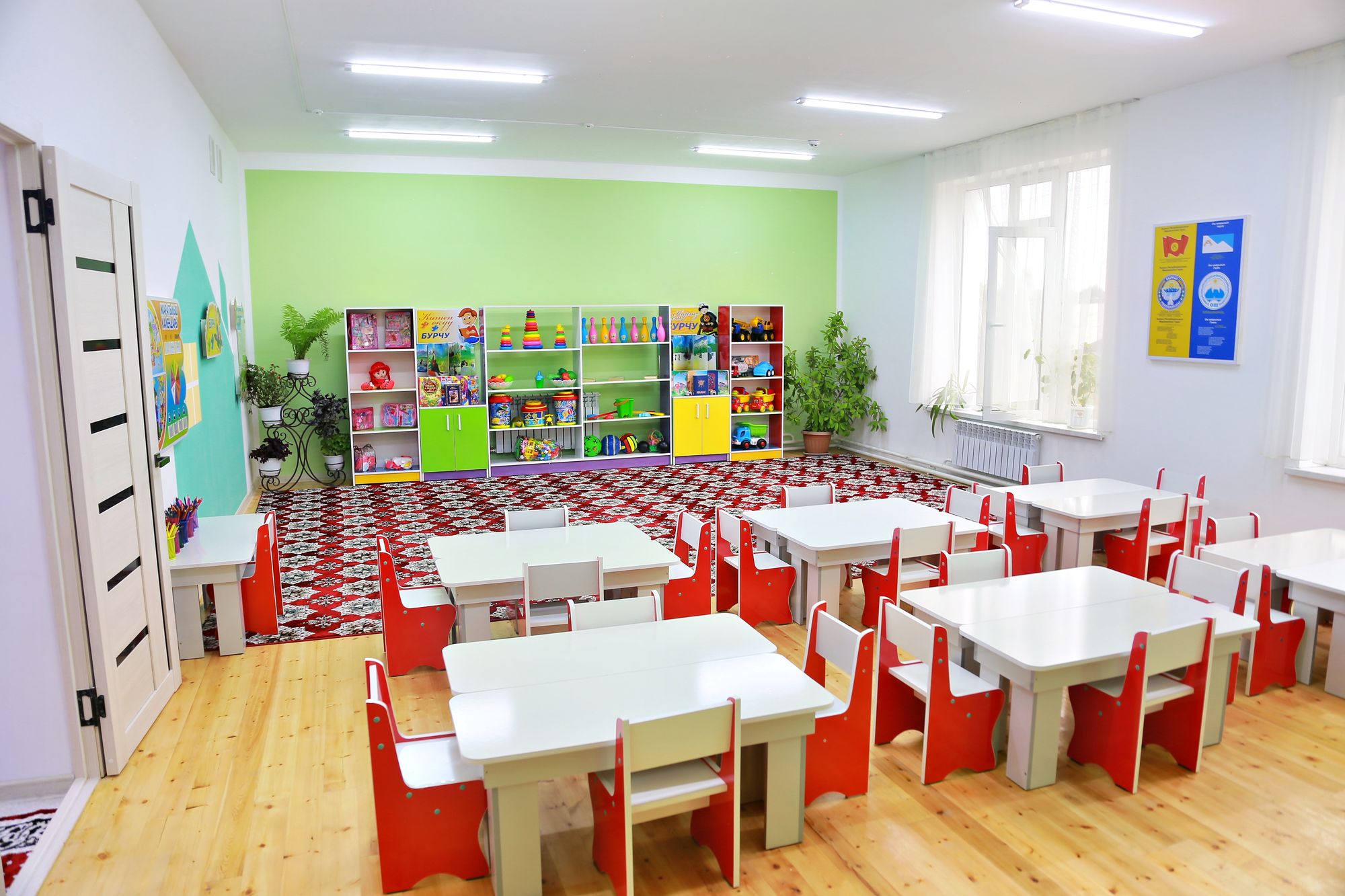 В Оше на 48 млн сомов построили новый детский сад