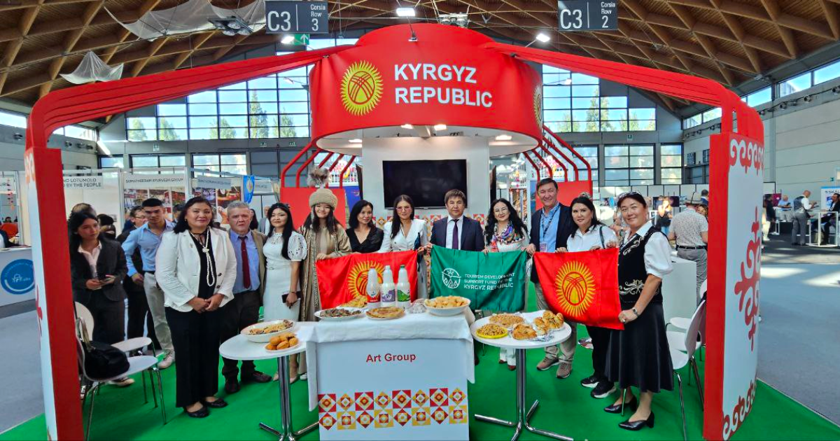 Павильон Кыргызстана в форме юрты покорил итальянскую туристическую выставку