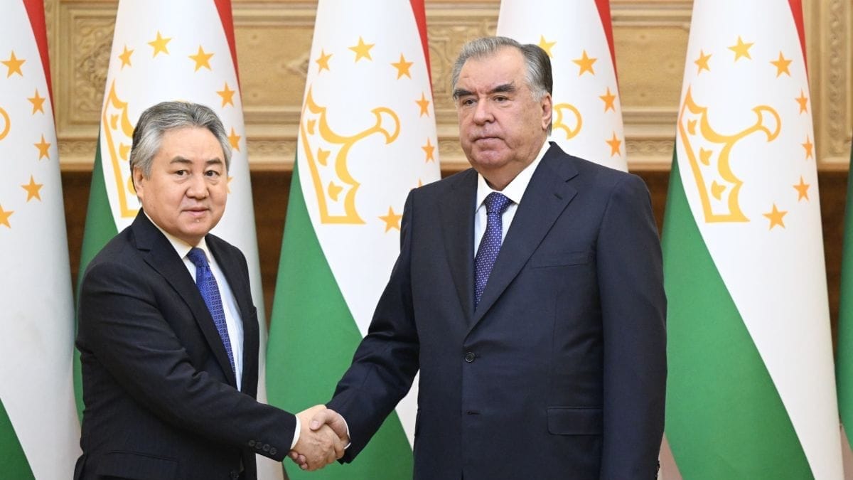 Глава МИД КР встретился с президентом Таджикистана. Что обсудили?