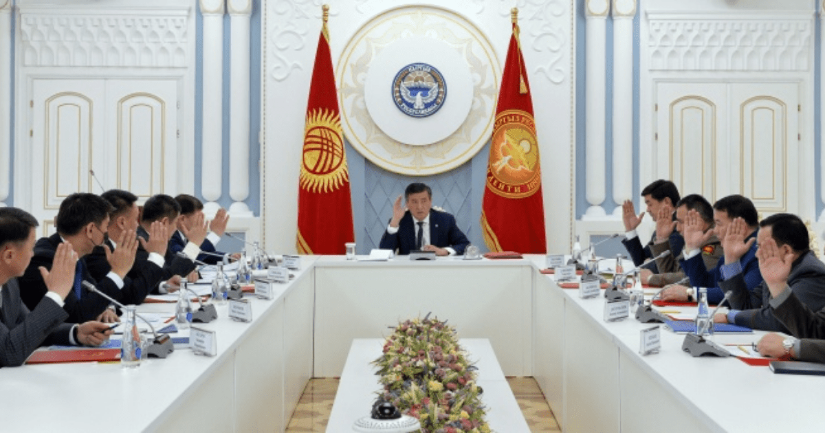 Совбез рекомендовал ввести режим чрезвычайной ситуации с 22 марта по всему Кыргызстану