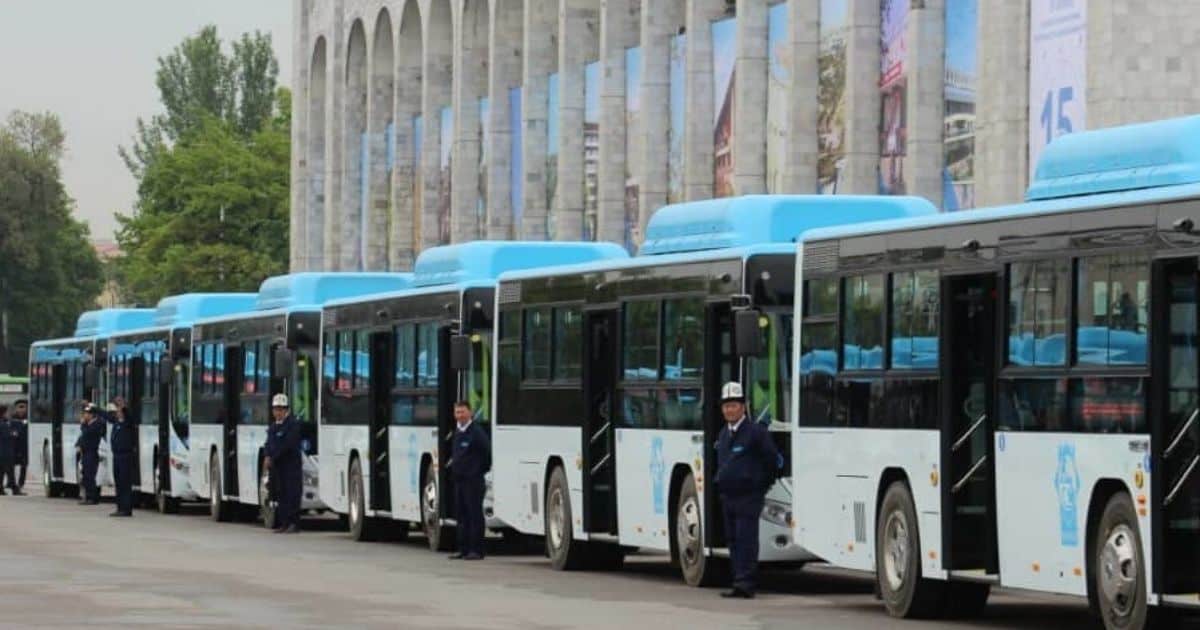 Две китайские и одна местная компании предложили поставить 100 новых автобусов Бишкеку