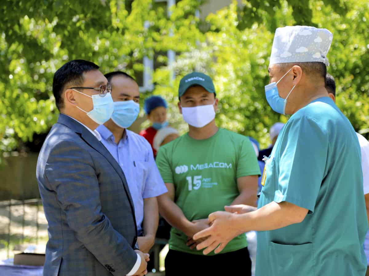 MegaCom оказал помощь больницам Баткенской области
