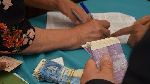 Финансирование пенсий и пособий за январь-март составило 13.6 млрд сомов