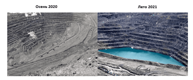 Centerra: Центральный карьер рудника «Кумтор» затоплен, есть риск обрушения его бортов
