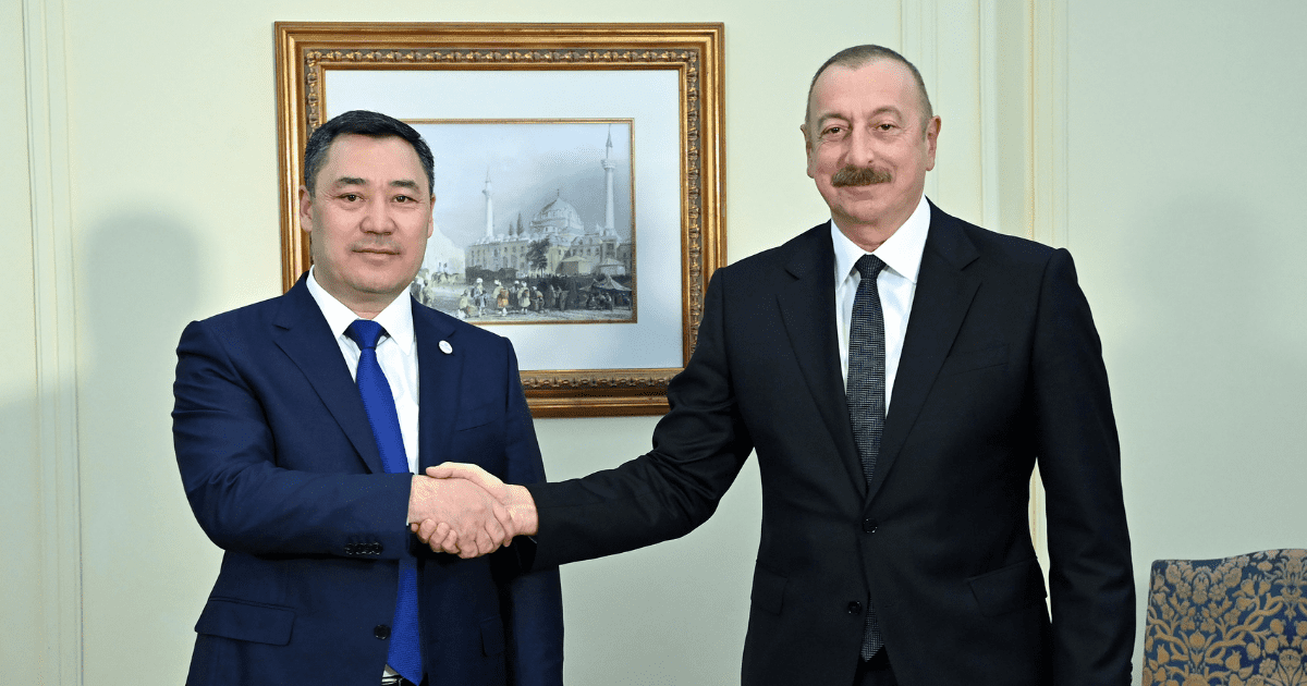 Садыр Жапаров встретился с президентом Азербайджана — предложил активизировать сотрудничество