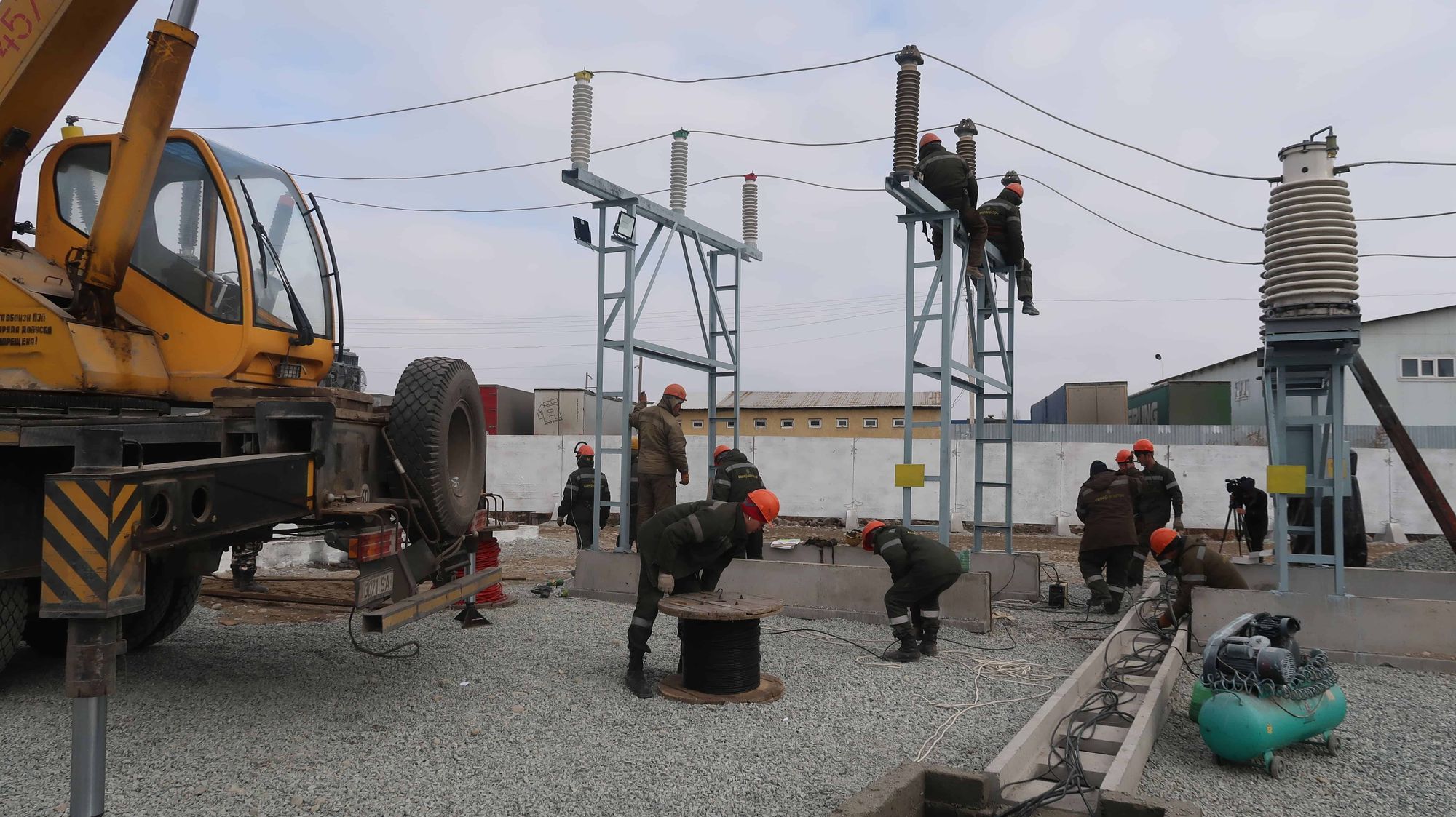 «Северэлектро» завершает строительство новой высоковольтной подстанции «Алтын Казык»