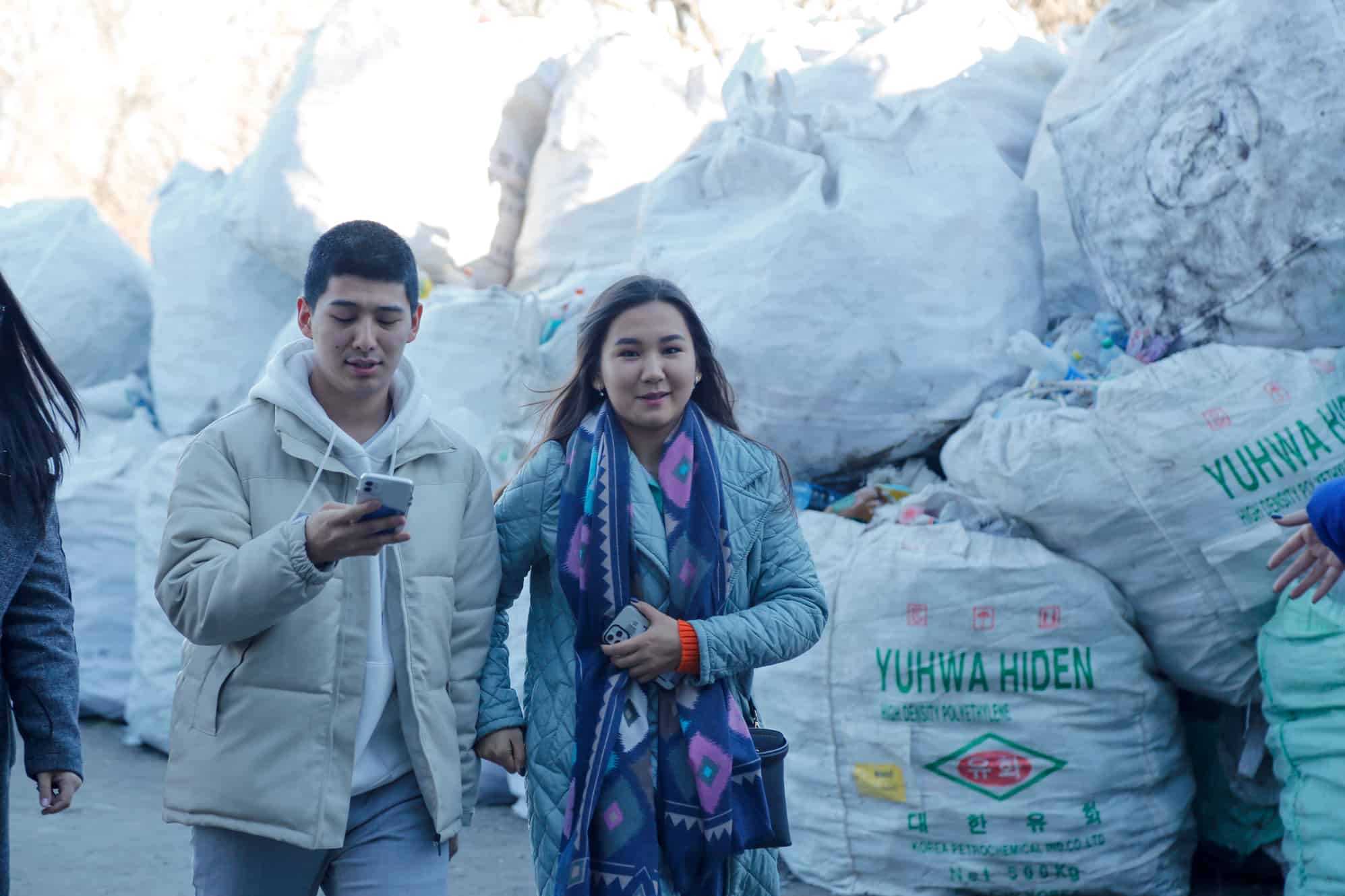 В Бишкеке открылся завод по переработке пластика. ФОТО
