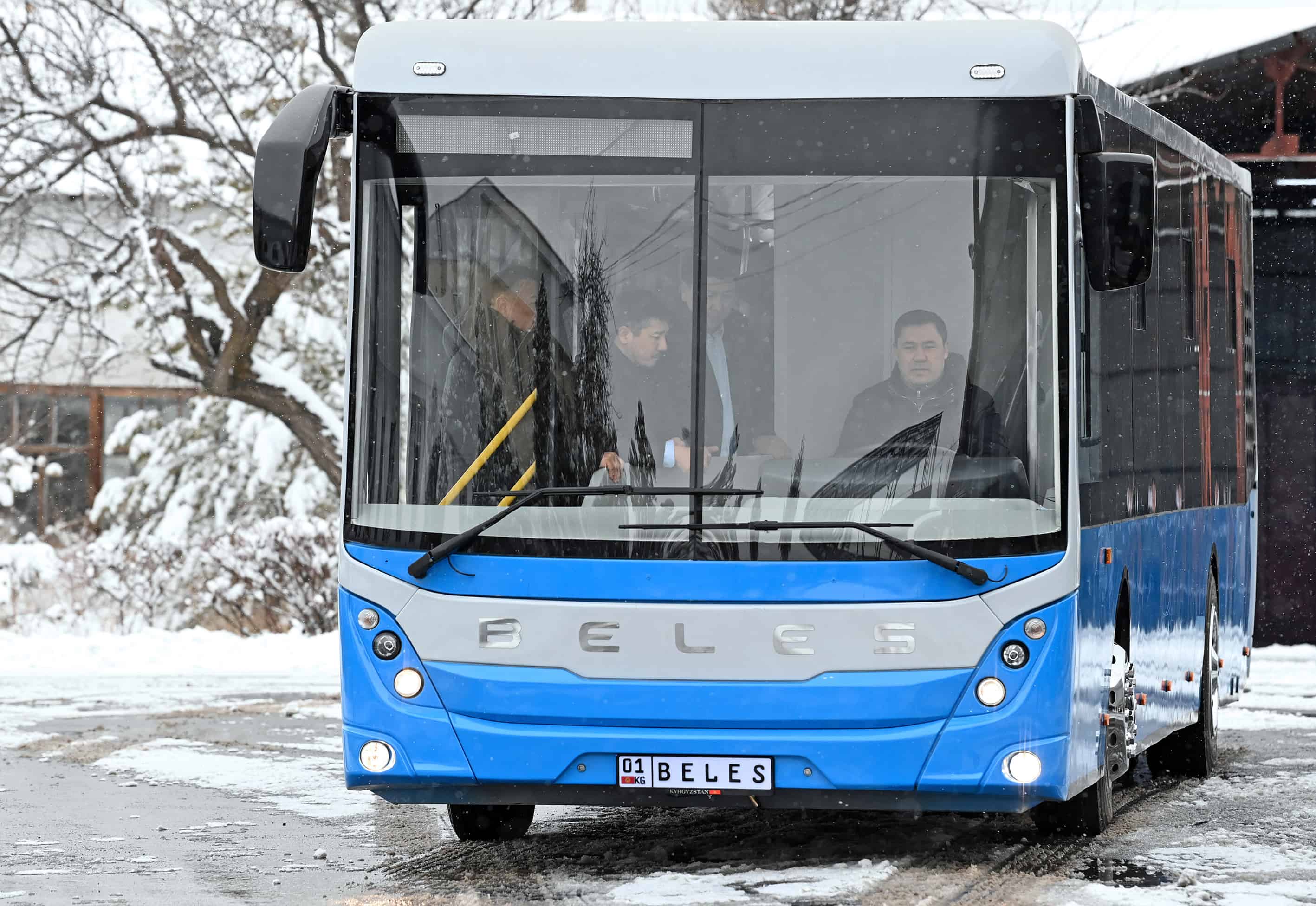 В Кыргызстане собрали первый отечественный автобус. ФОТО