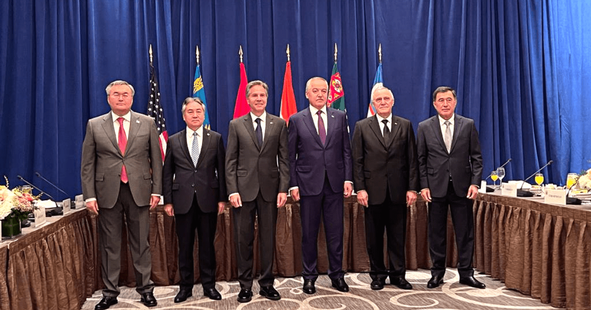 Глава МИД поднял вопрос санкций на министерской встрече стран Центральной Азии и США