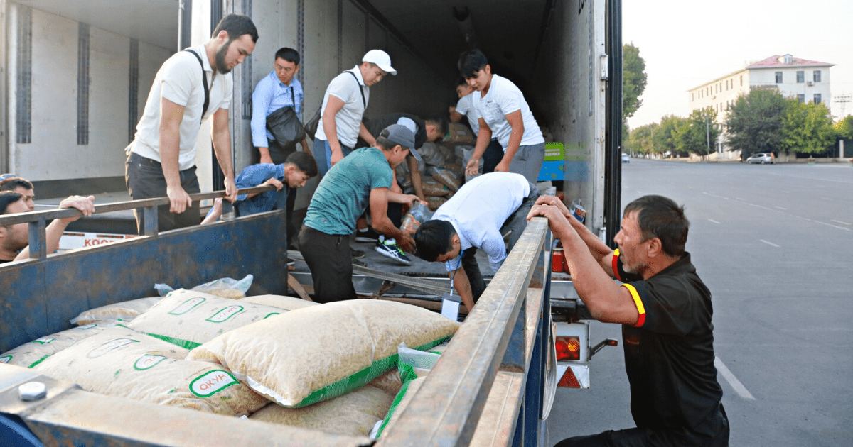 В Баткенскую область доставлено 165 тонн гуманитарной помощи