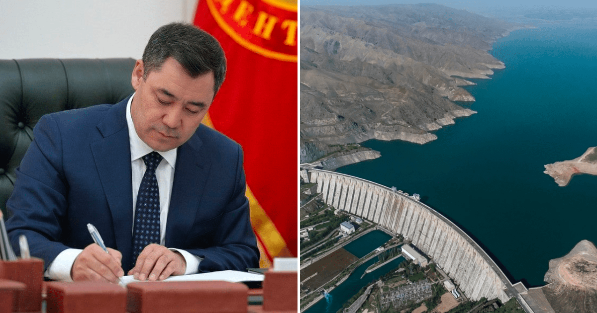 Садыр Жапаров подписал соглашения по Кемпирабадскому (Андижанскому) водохранилищу и границе с Узбекистаном