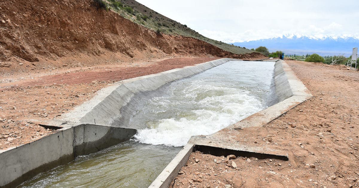 На ремонт объектов водного хозяйства потрачено 956 млн сомов