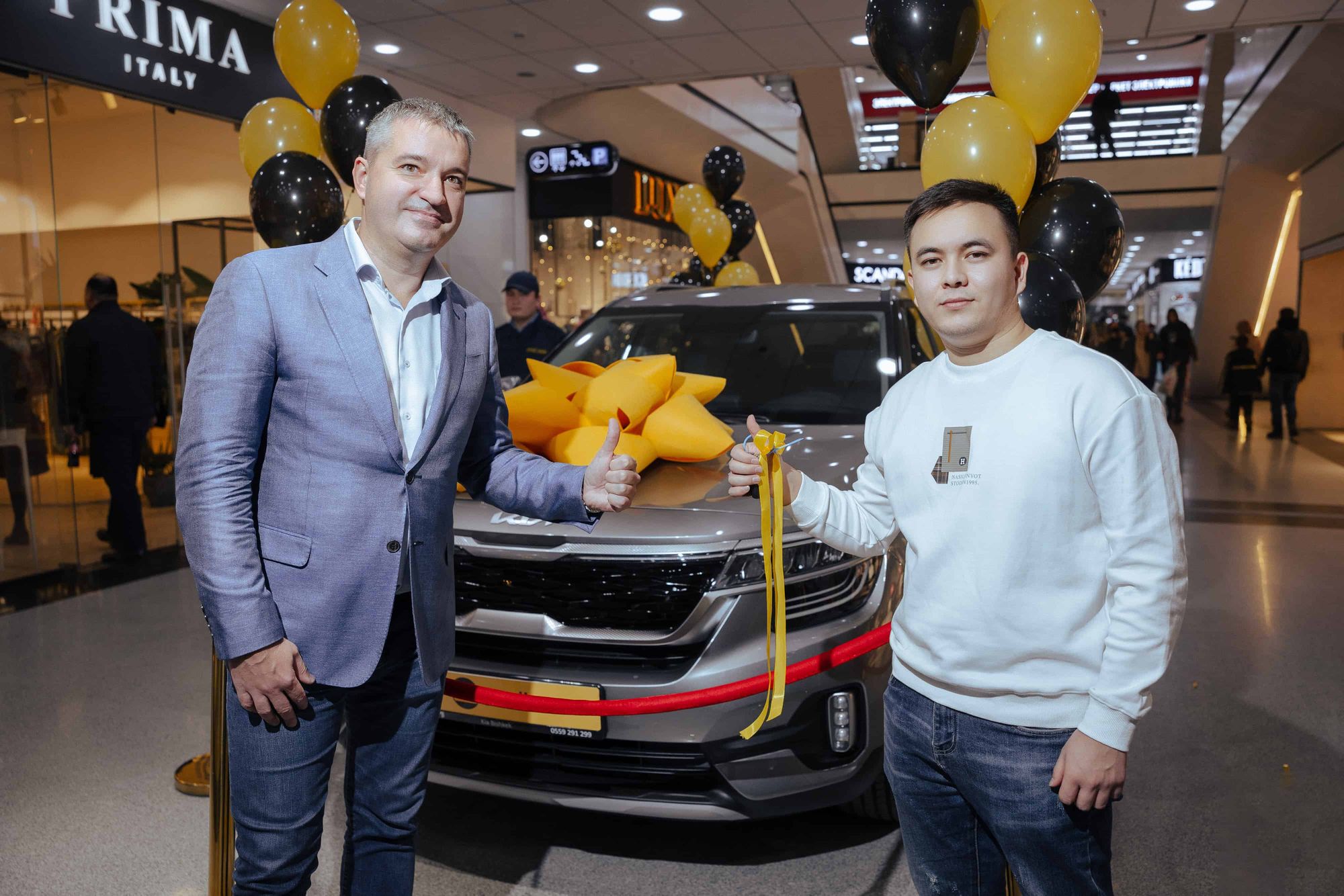 Новогодний подарок: 23-летний Бегаалы выиграл автомобиль KIA Seltos 2022 года выпуска в рамках акции Beeline