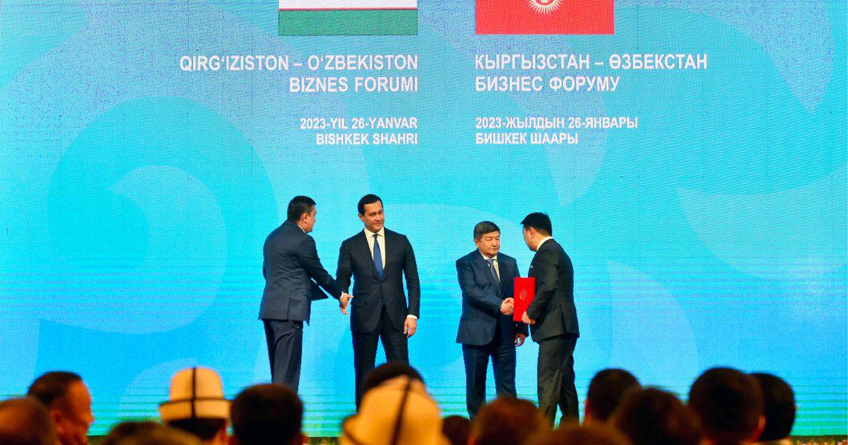 Бизнес-форум «Кыргызстан – Узбекистан» посетили 300 бизнесменов – подписаны документы на $1.67 млрд