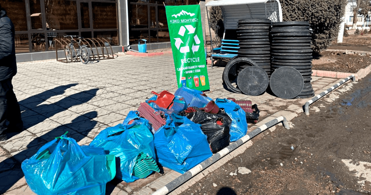 В Таласской области запустили завод по переработке мусора