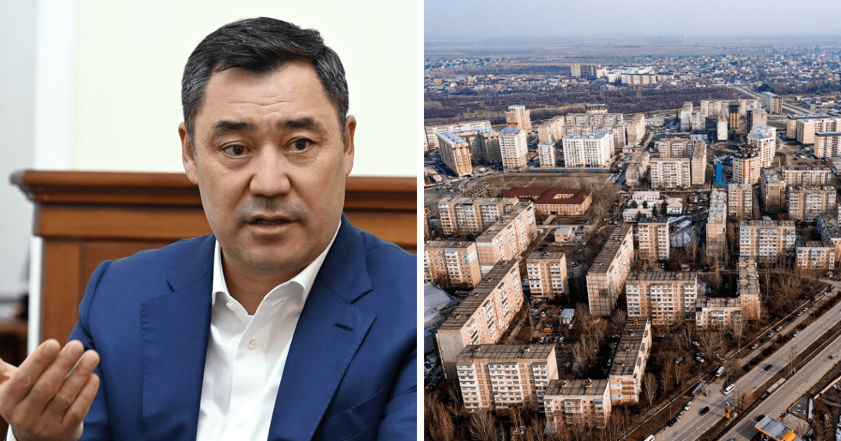 Садыр Жапаров пообещал избавиться от хаотичного строительства