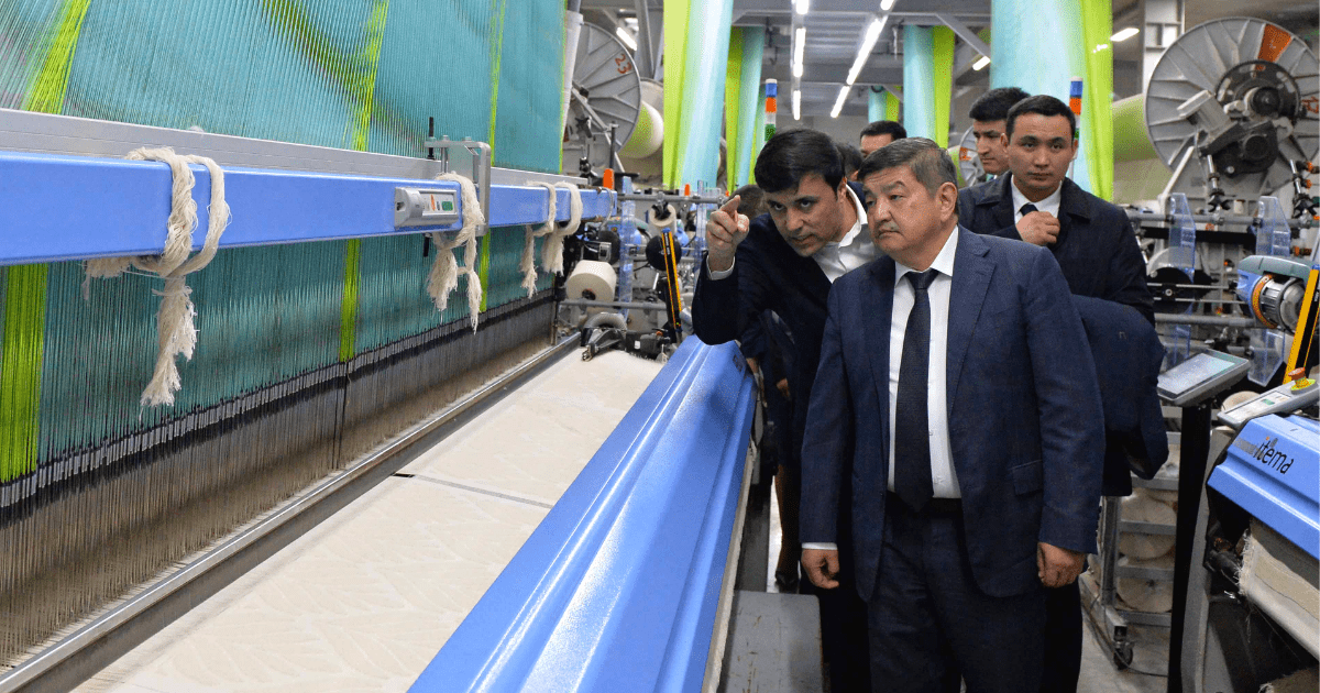 В Джалал-Абадской области построят текстильное предприятие за $16 млн