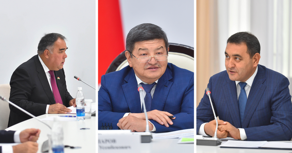 Акылбек Жапаров встретился с представителями Таджикистана и Узбекистана для обсуждения вопроса границ изображение публикации