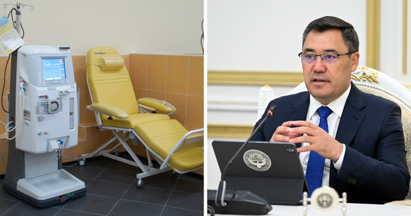 За счет средств Фонда президента закупили гемодиализные аппараты на 16.5 млн сомов изображение публикации