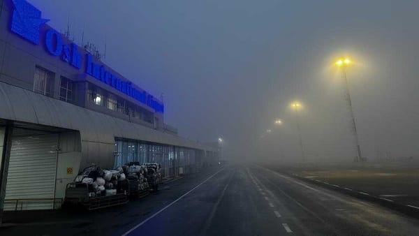 Аэропорт Оша возобновил работу изображение публикации