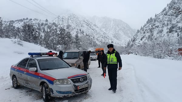 На трассе Бишкек – Ош принудительно спускают лавины изображение публикации