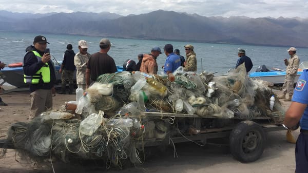 Из озера Иссык-Куль извлекли 22.5 тонны мусора и 218 тысяч метров рыболовных сетей изображение публикации