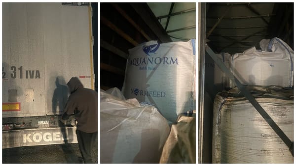 В Кыргызстан пытались незаконно ввезти 22.5 тонны корма для рыб — груз возвращен в РФ изображение публикации