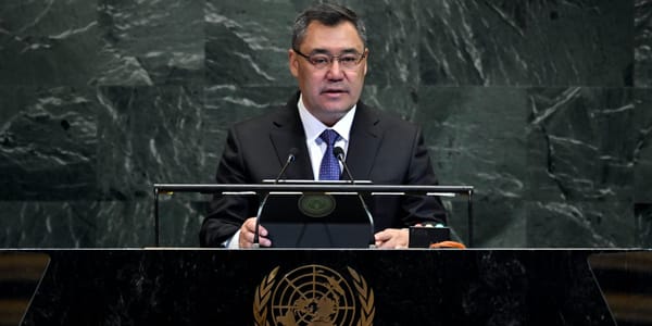 Санкции против банков КР, геноцид палестинцев, активы Афганистана — о чем говорил Жапаров на Генассамблее ООН изображение публикации