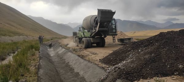Реконструкция канала Алтын-Дара. Фото: Минсельхоз.
