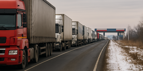 Из-за проверки «серых» схем на границе с РФ застряли 7 тысяч фур из КР и Казахстана изображение публикации