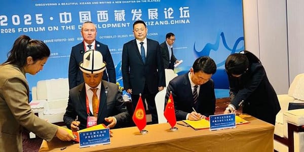 Иссык-кульская область и Тибет подписали соглащение о сотрудничестве в Ньингчи изображение публикации