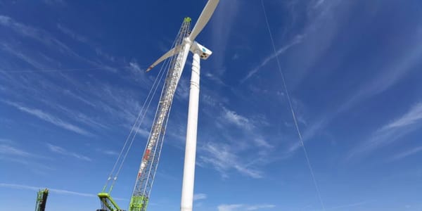 Ветряная турбина в Узбекистане. Фото: Минэнерго РУз.