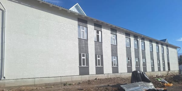 В селе Ак-Жар до конца года достроят новую школу изображение публикации