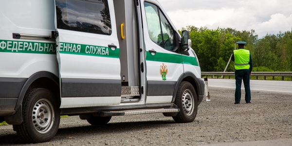 инспекция ФТС на границе России и Казахстана, проверка упрощенного ввоза товаров из Кыргызстана и Казахстана.