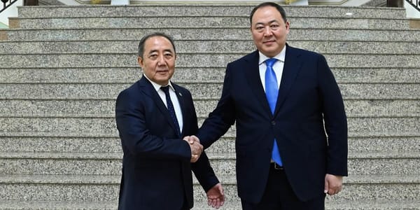 Вручение верительных грамот послом Кыргызстана в МИД Казахстана. Фото: МИД РК.