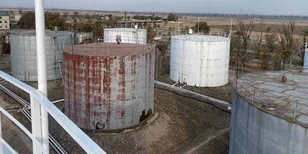 Нефтебаза «Кыргызмунайзат» в Чуйской области, объект возвращен государству ГКНБ КР.