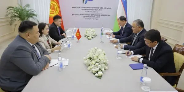 Министры аграрного блока Узбекистана и Кыргызстана обсуждают сотрудничество на заседании в Ташкенте