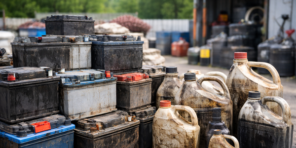 Отработанные масла и аккумуляторы
