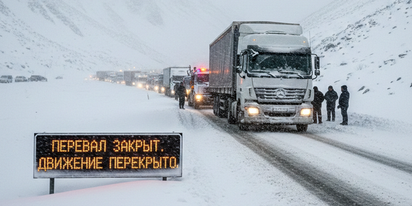 Какие перевалы в КР остаются открытыми для проезда на фоне снегопадов изображение публикации
