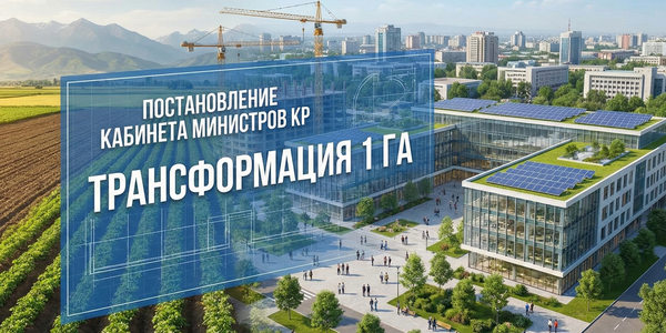 Кабмин трансформировал 1 га земли в Бишкеке под строительство образовательного центра изображение публикации