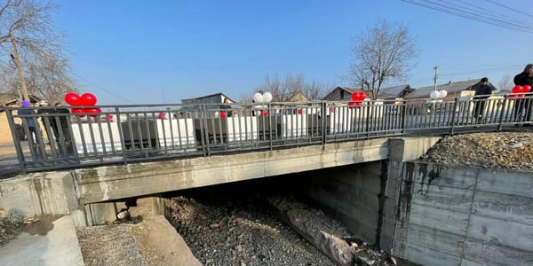 В Оше после капитального ремонта открыли мост на улице Шамшиева изображение публикации