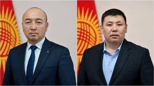 Слева направо: Эркинбек Омуркулов, Адылхан уулу Самат.