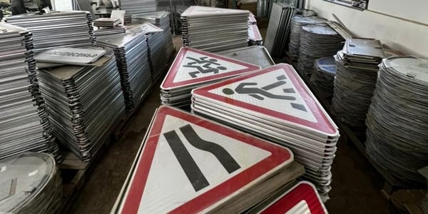 Минтранс изготовил 11 386 дорожных знаков в 2025 году изображение публикации